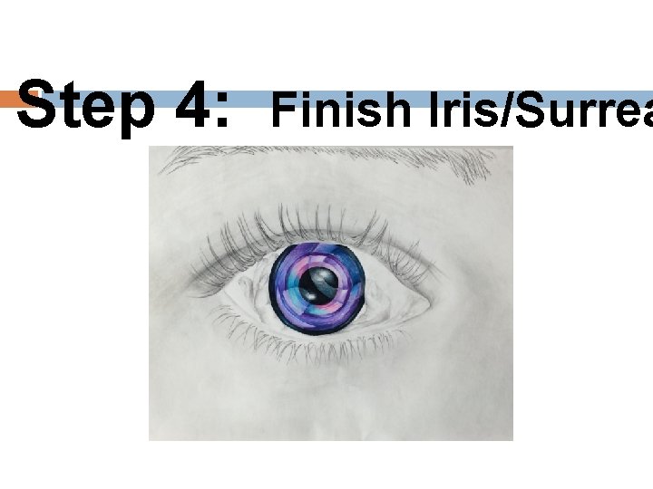 Step 4: Finish Iris/Surrea 