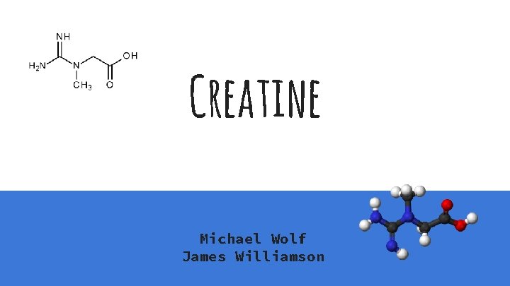 Creatine Michael Wolf James Williamson Creatine Michael Wolf James Williamson