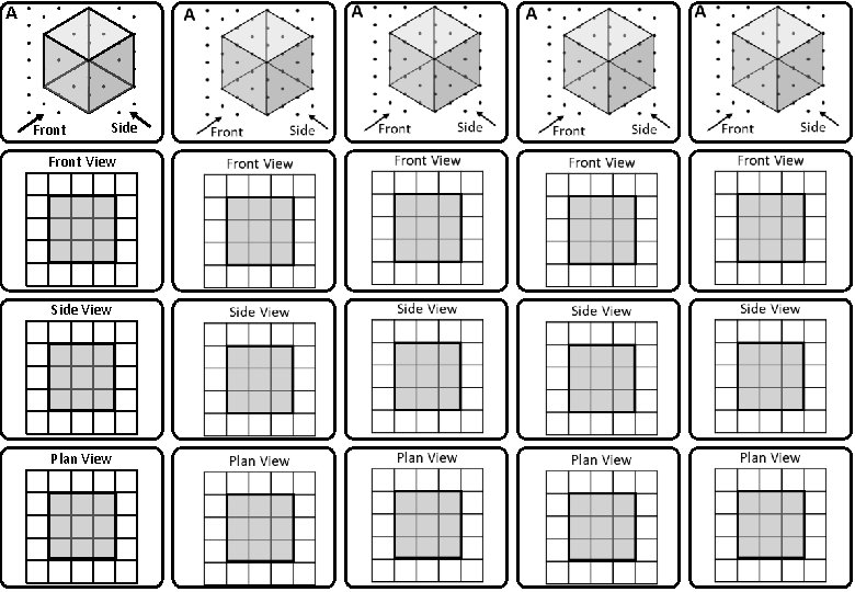 A Front Side Front View Side View Plan View 