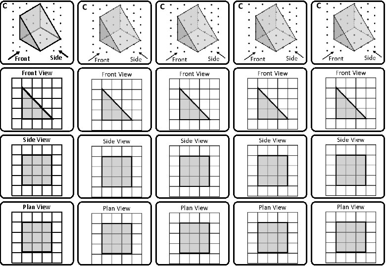 C Front Side Front View Side View Plan View 