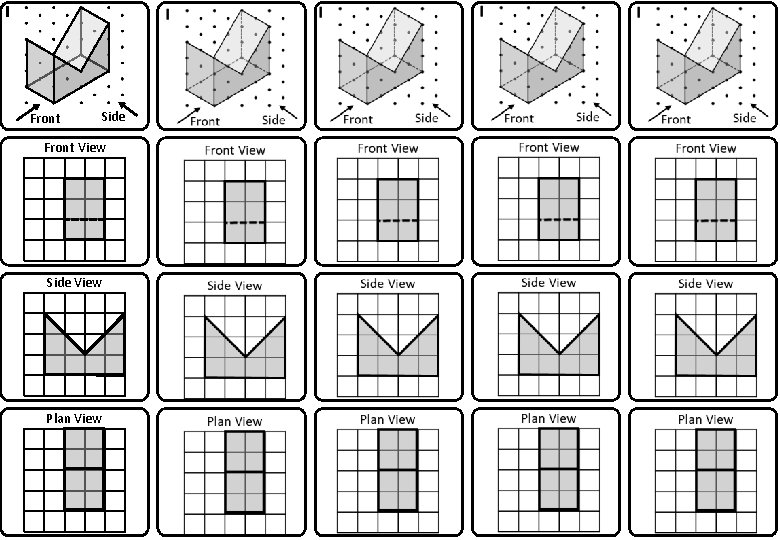 I Front Side Front View Side View Plan View 