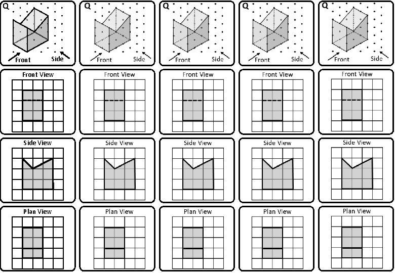 Q Front Side Front View Side View Plan View 