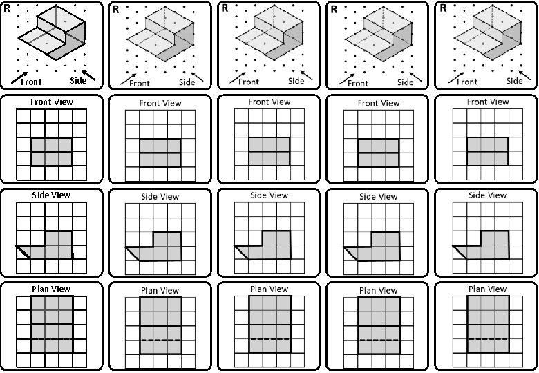 R Front Side Front View Side View Plan View 