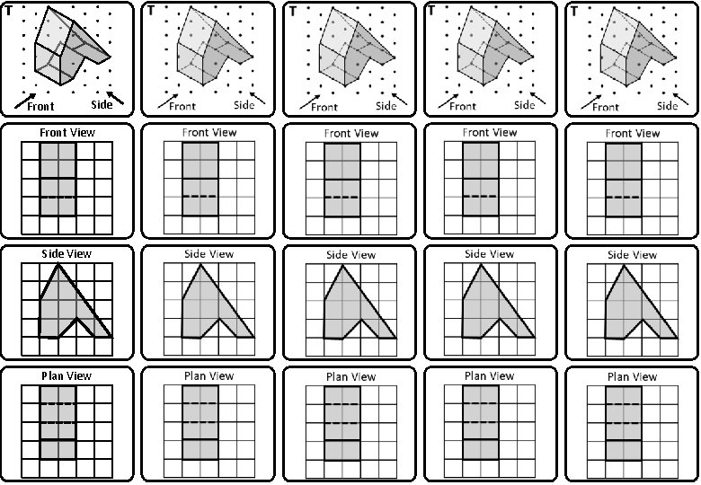 T Front Side Front View Side View Plan View 