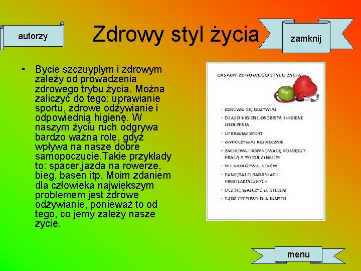 autorzy Zdrowy styl życia zamknij • Bycie szczuyplym i zdrowym zależy od prowadzenia zdrowego