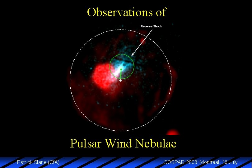 Observations of Pulsar Wind Nebulae Patrick Slane (Cf. A) COSPAR 2008, Montreal, 18 July