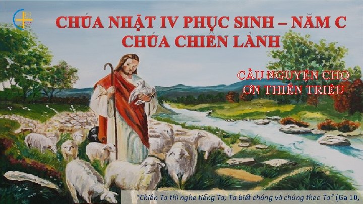 CHÚA NHẬT IV PHỤC SINH – NĂM C CHÚA CHIÊN LÀNH CẦU NGUYỆN CHO