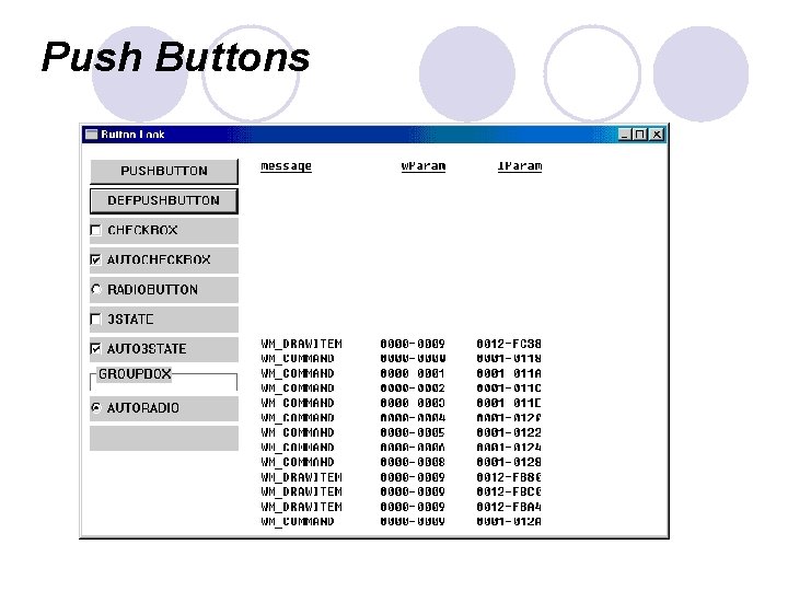 Push Buttons 