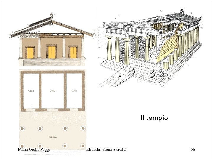 5. Potenza e civiltà etrusca Il culto . Il tempio Maria Giulia Poggi Etruschi.