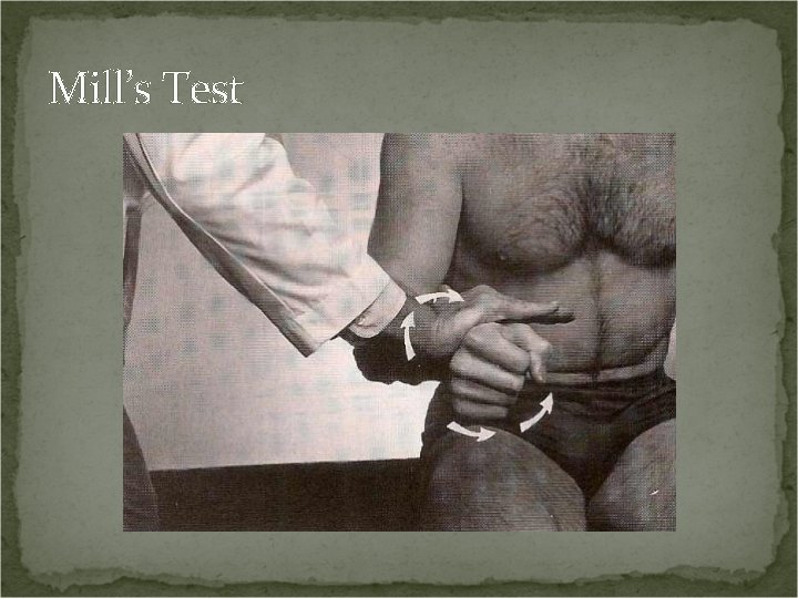 Mill’s Test 