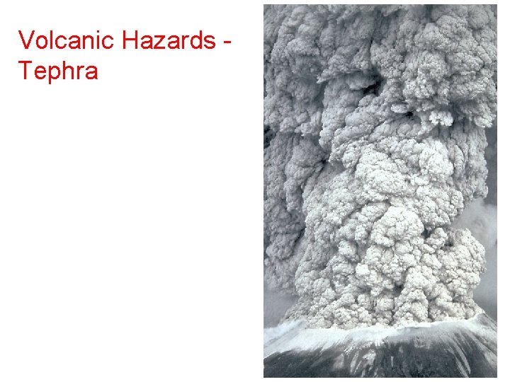 Volcanic Hazards Tephra 