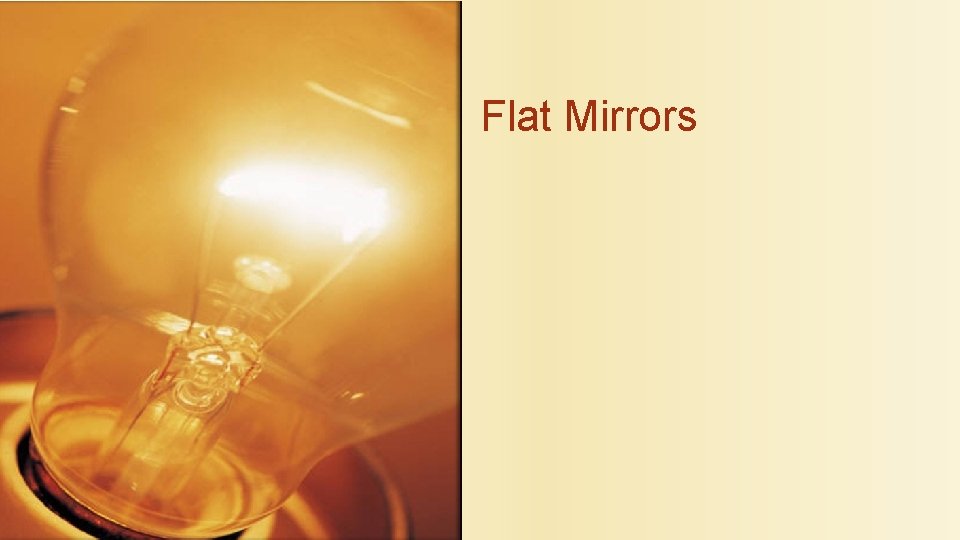 Flat Mirrors 