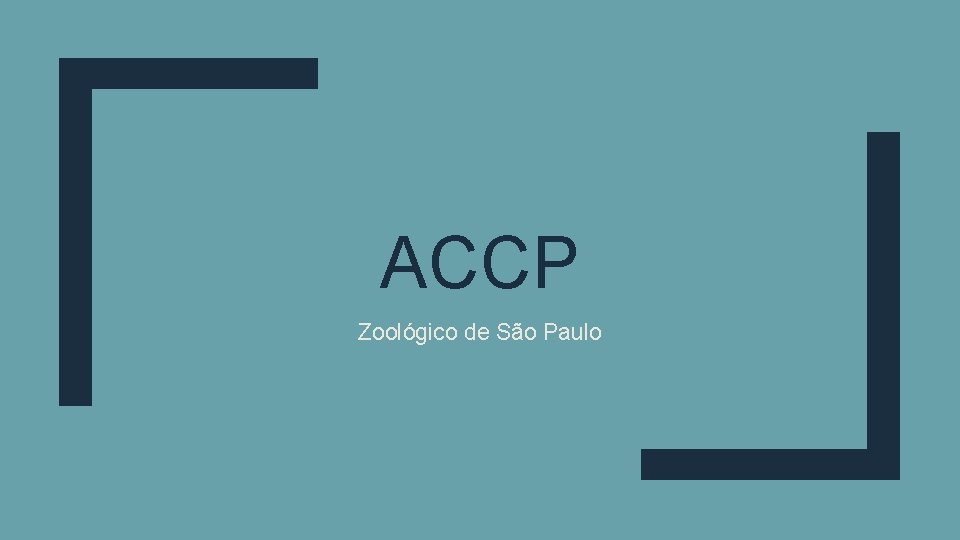 ACCP Zoológico de São Paulo 