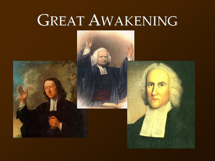 GREAT AWAKENING 