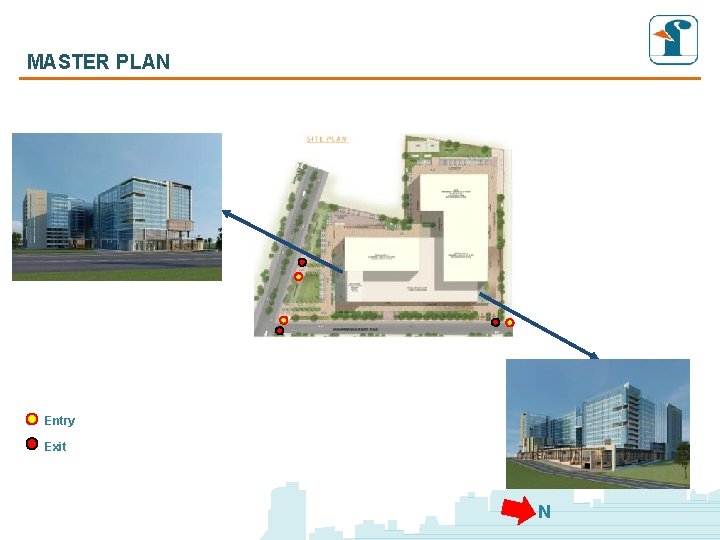 MASTER PLAN Entry Exit N MASTER PLAN Entry Exit N