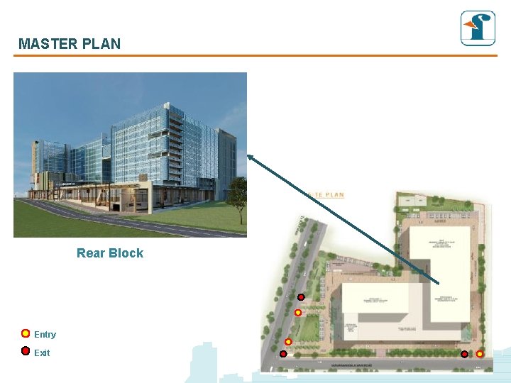 MASTER PLAN Rear Block Entry Exit MASTER PLAN Rear Block Entry Exit