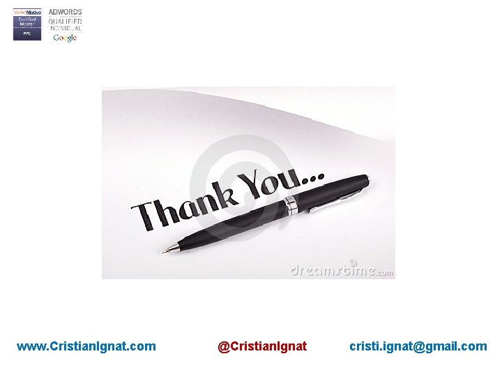 www. Cristian. Ignat. com @Cristian. Ignat cristi. ignat@gmail. com 