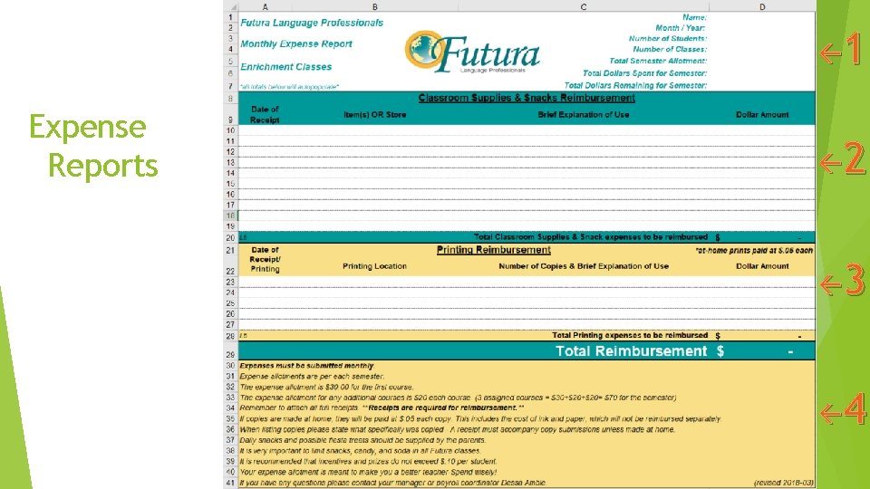 1 Expense Reports 2 3 4 