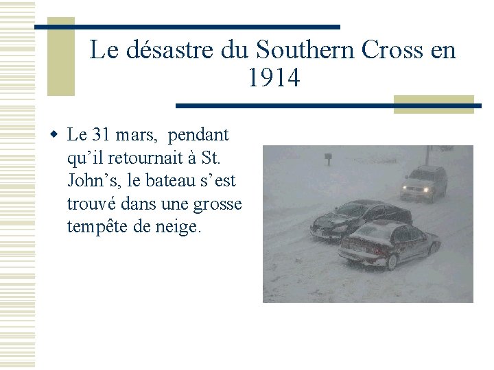 Le désastre du Southern Cross en 1914 w Le 31 mars, pendant qu’il retournait