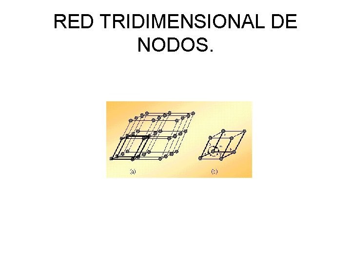 RED TRIDIMENSIONAL DE NODOS. 