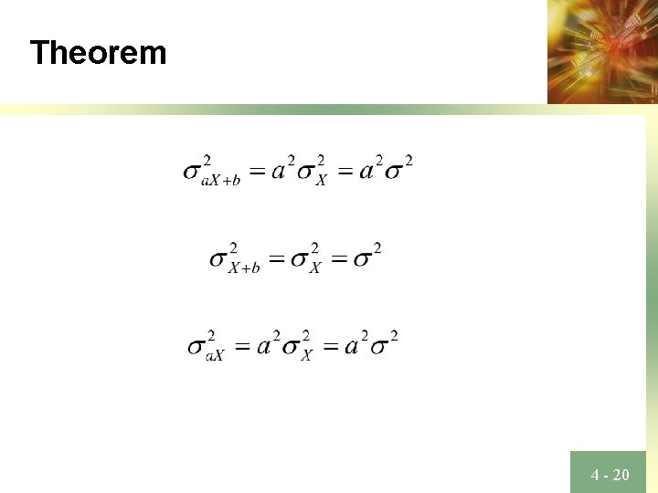 Theorem 4 - 20 