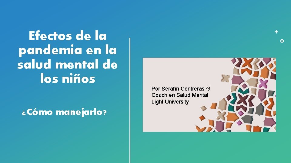 Efectos de la pandemia en la salud mental
