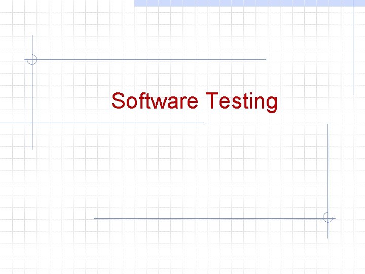 Software Testing 