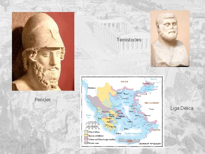 Temístocles Pericles Liga Délica 