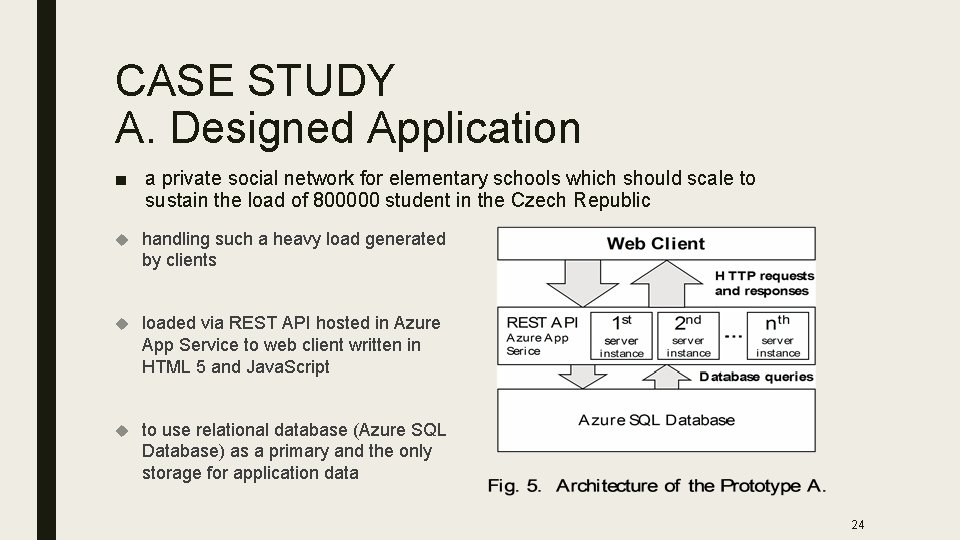 CASE STUDY A. Designed Application ■ a private social network for elementary schools which