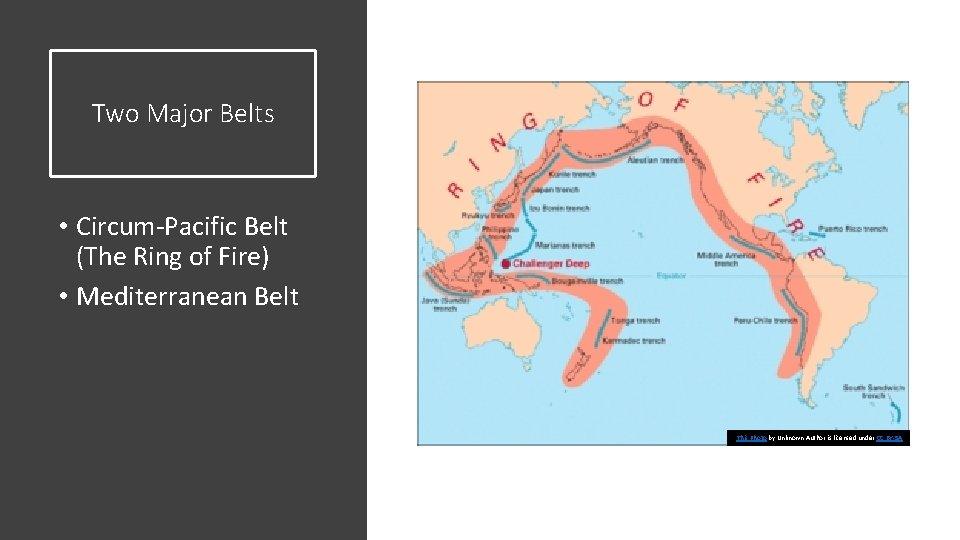 Two Major Belts • Circum-Pacific Belt (The Ring of Fire) • Mediterranean Belt This Two Major Belts • Circum-Pacific Belt (The Ring of Fire) • Mediterranean Belt This