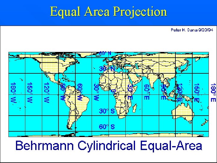 Equal Area Projection 