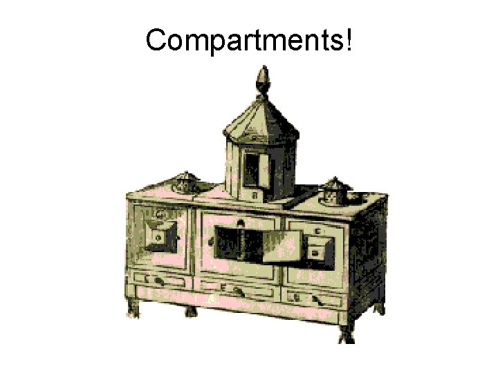 Compartments! 