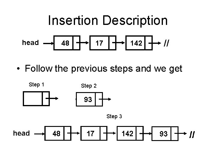 Insertion Description head 48 17 142 // • Follow the previous steps and we