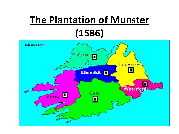The Plantation of Munster (1586) 