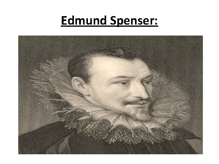 Edmund Spenser: 