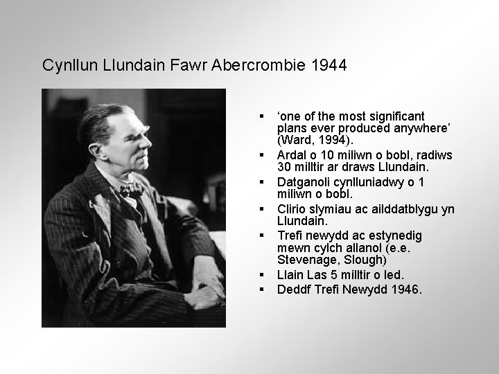 Cynllun Llundain Fawr Abercrombie 1944 § § § § ‘one of the most significant