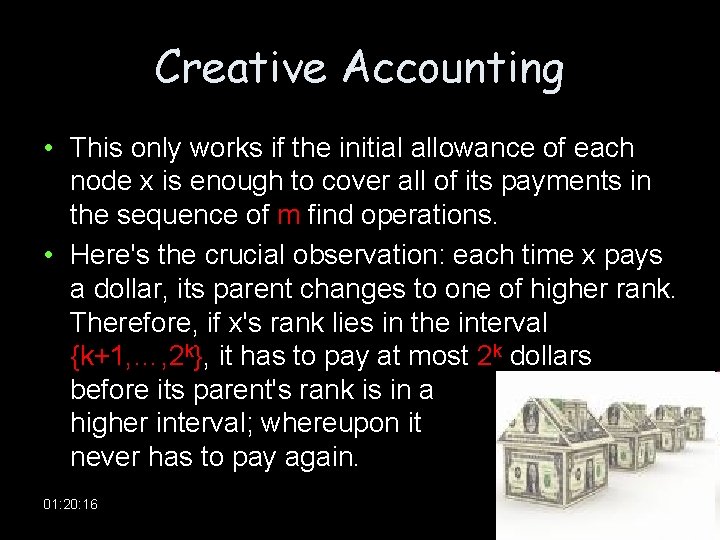 Creative Accounting • This only works if the initial allowance of each node x