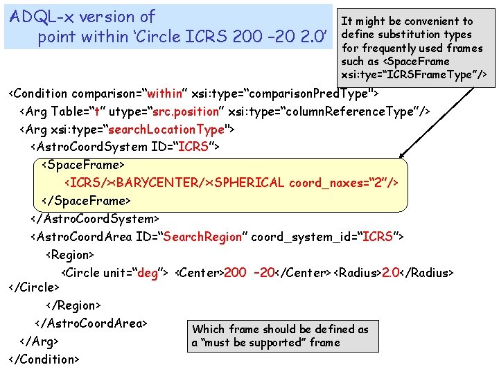 ADQL-x version of point within ‘Circle ICRS 200 – 20 2. 0’ It might
