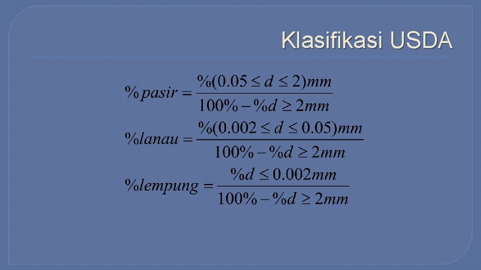 Klasifikasi USDA 