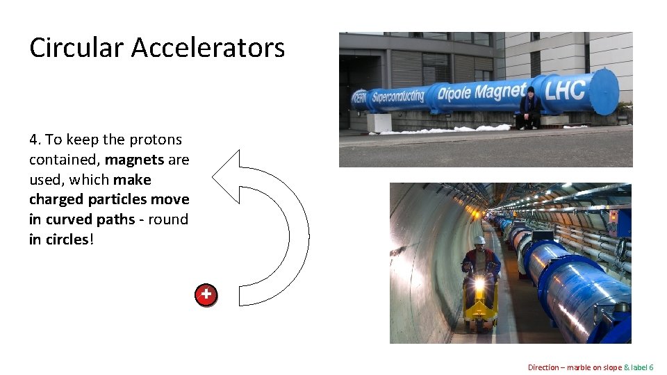 Circular Accelerators 4. To keep the protons contained, magnets are used, which make charged Circular Accelerators 4. To keep the protons contained, magnets are used, which make charged