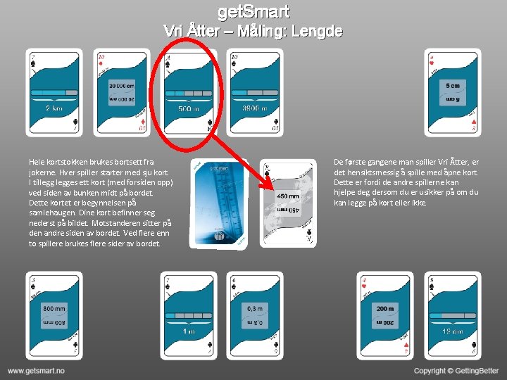 get. Smart Vri Åtter – Måling: Lengde Hele kortstokken brukes bortsett fra jokerne. Hver