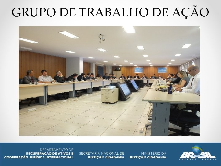 GRUPO DE TRABALHO DE AÇÃO 