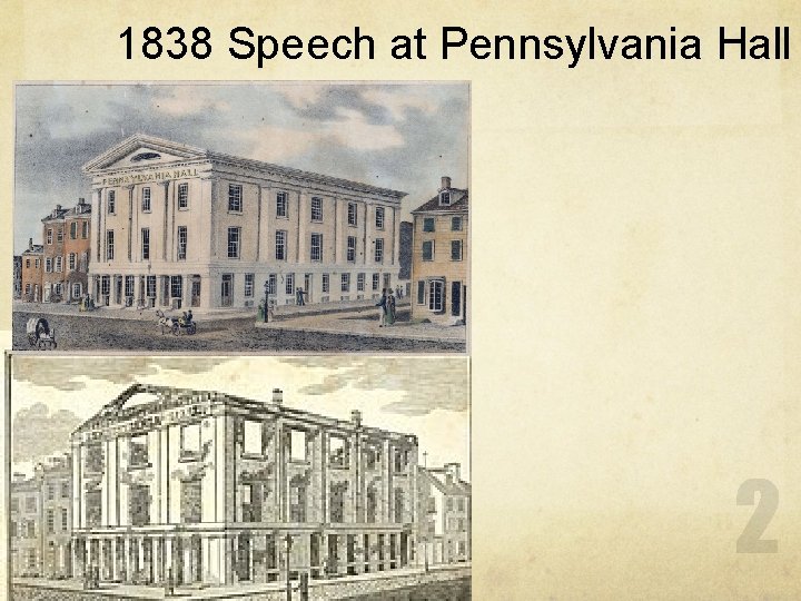 1838 Speech at Pennsylvania Hall 