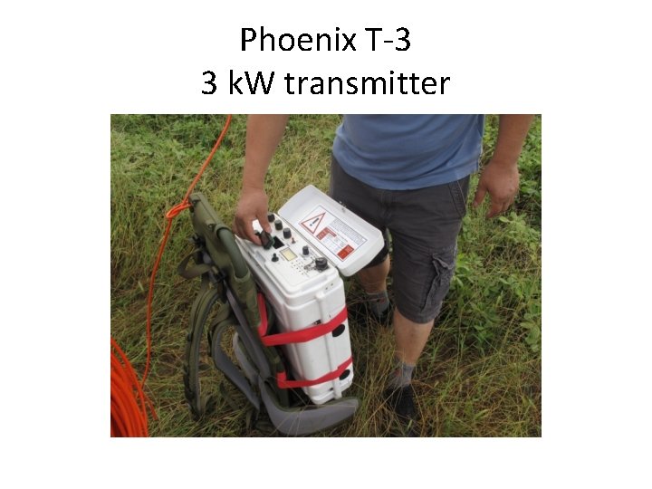 Phoenix T-3 3 k. W transmitter 