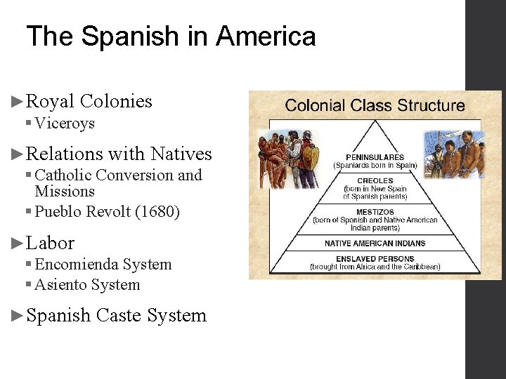 The Spanish in America ►Royal Colonies § Viceroys ►Relations with Natives § Catholic Conversion