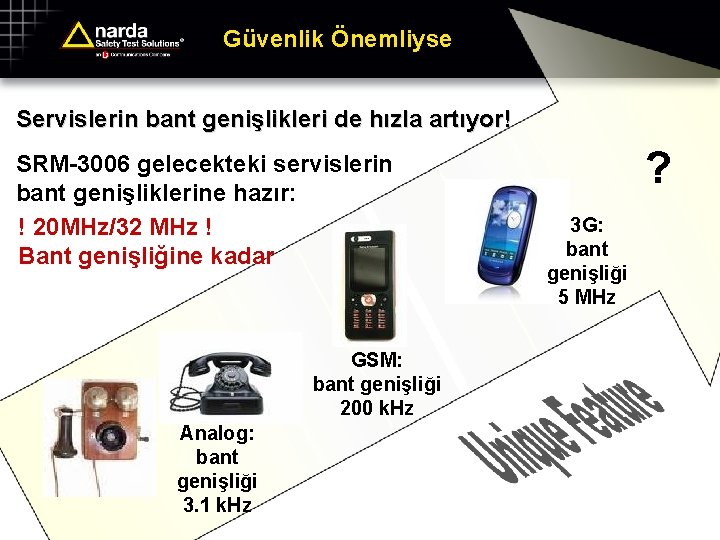 Güvenlik Önemliyse Servislerin bant genişlikleri de hızla artıyor! SRM-3006 gelecekteki servislerin bant genişliklerine hazır: