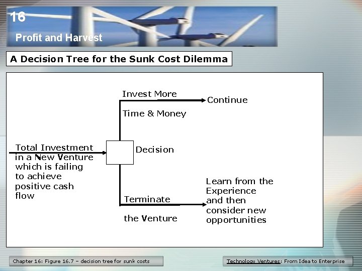 16 Profit and Harvest A Decision Tree for the Sunk Cost Dilemma Invest More