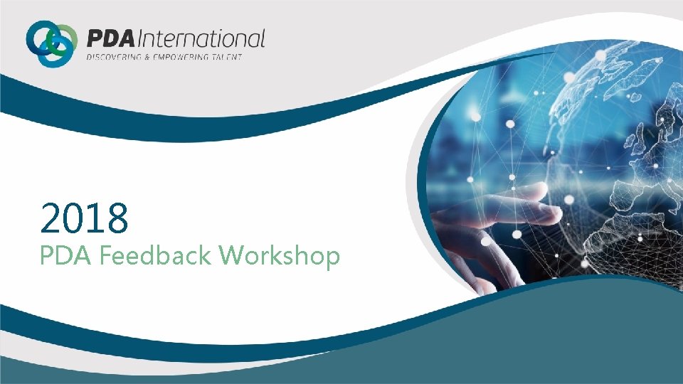 2018 PDA Feedback Workshop 