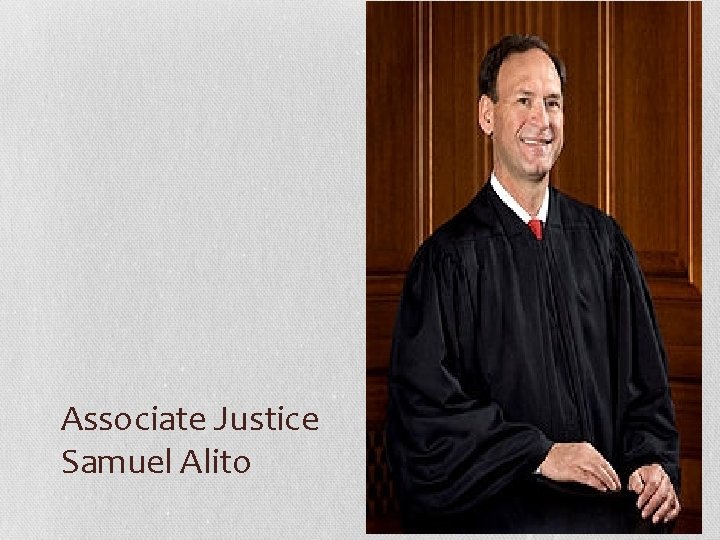 Associate Justice Samuel Alito 