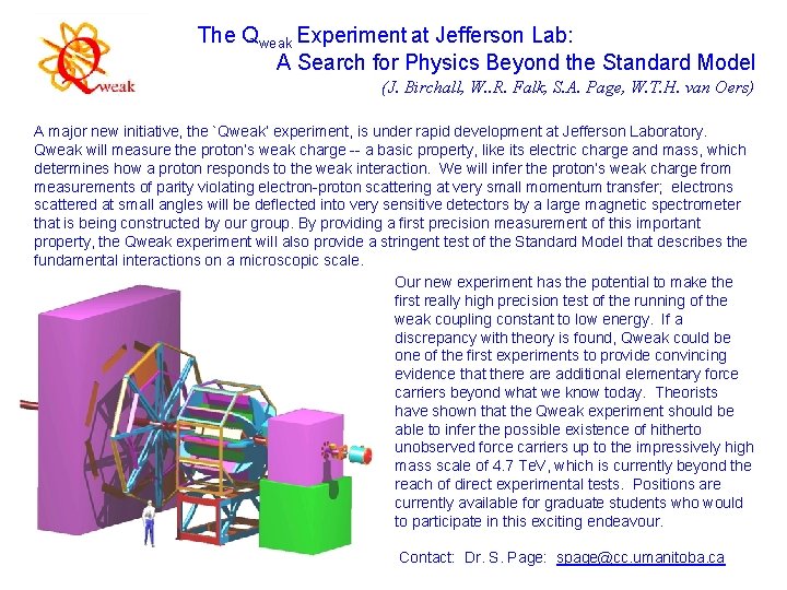 The Qweak Experiment at Jefferson Lab: A Search for Physics Beyond the Standard Model